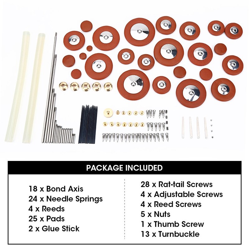 Dilwe Alto Saxophone Repair Tools, Alto Sax Musical Instrument Screws