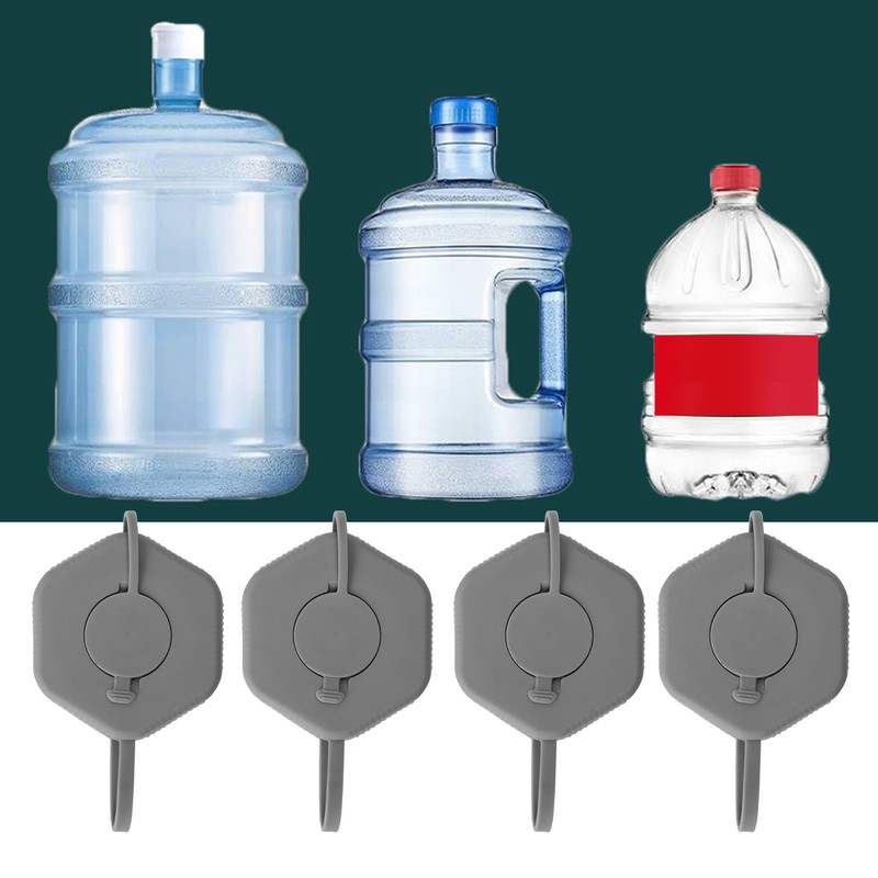 4pcs Leakage Proof Gallon Water Jug Lid Cover Replacement Reusable