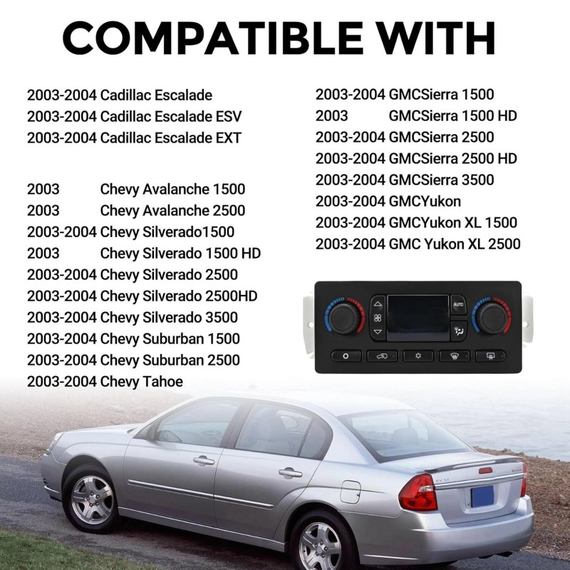 Unbranded AC Heater Climate Temperature Control Module for Chevy Silverado