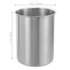 VOSAREA Ice Cube Bucket Stainless Steel Ice Bucket Wine Bucket
