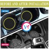 4PCS Car Cup Holder Coasters, Dustproof Automotive Interior Accessories Mat,2.75