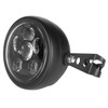 ZZJAUBI Black 5-3/4inch Headlight with Motorcycle Headlight Housing Bucket compatible