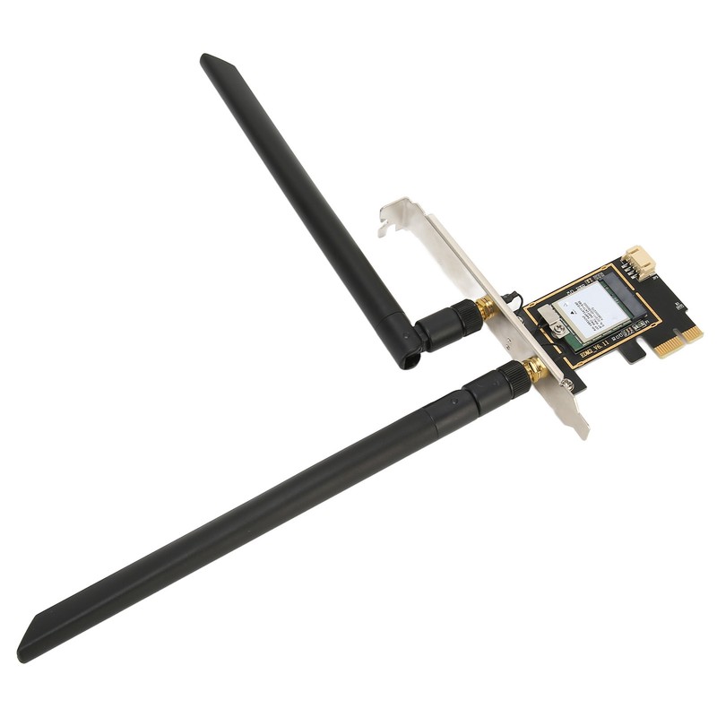 PCIe WiFi 6E Card 2.4G/5G/6Ghz Up to 2400Mbps Dual Antenna