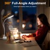 15W LED Desk Lamp with USB Charging Ports – Dimmable