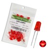 OWOFYDR 100pcs 5mm Red Diffused Dimmable LED diode lamp (Color