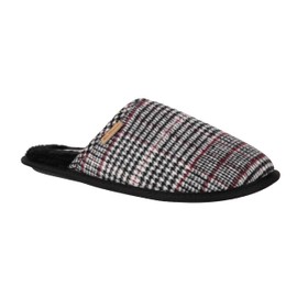 Ben Sherman Men's Cressa Mule Slipper, Black/Red/Ecru, EU 45/46