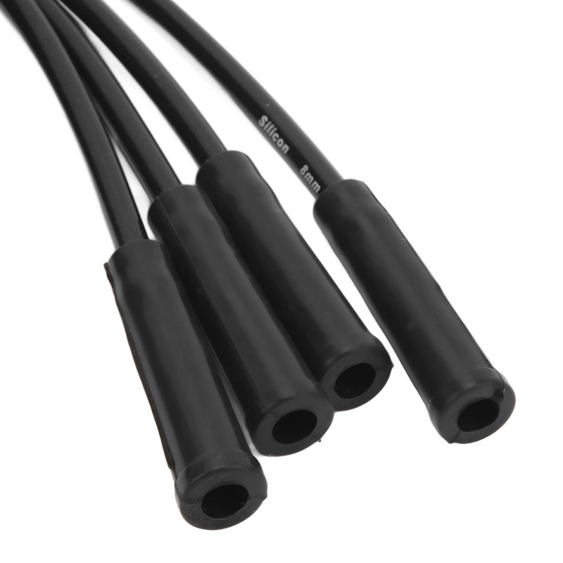 Spark Plug Cable Set, Heavy Duty, 8mm Diameter, High Efficiency