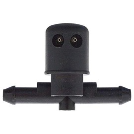 febi bilstein 49194 Windshield Washer Nozzle, pack of one, Schwarz