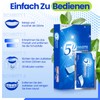 Professionelle Whitening Strips, Zahnaufhellung Strips 14 Stück, Kein Peroxid Sanft