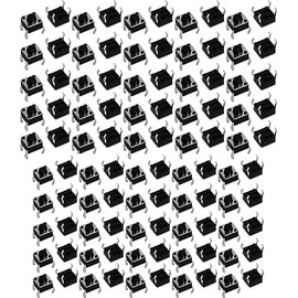 Audiophan Tact Switch Momentary 4 Pin 6mm x 6mm x 5mm 100 Piece Set