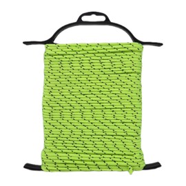 ESW LEISURE Guyline Rope For Tents Awning Camping Strong Lightweight Paracord Guy Ropes Guy Lines Fishing Outdoor Umbrella Bivvy Caravan Gazebo Tarp Windbreak Cord Line (Green & Black, 25 Metres)