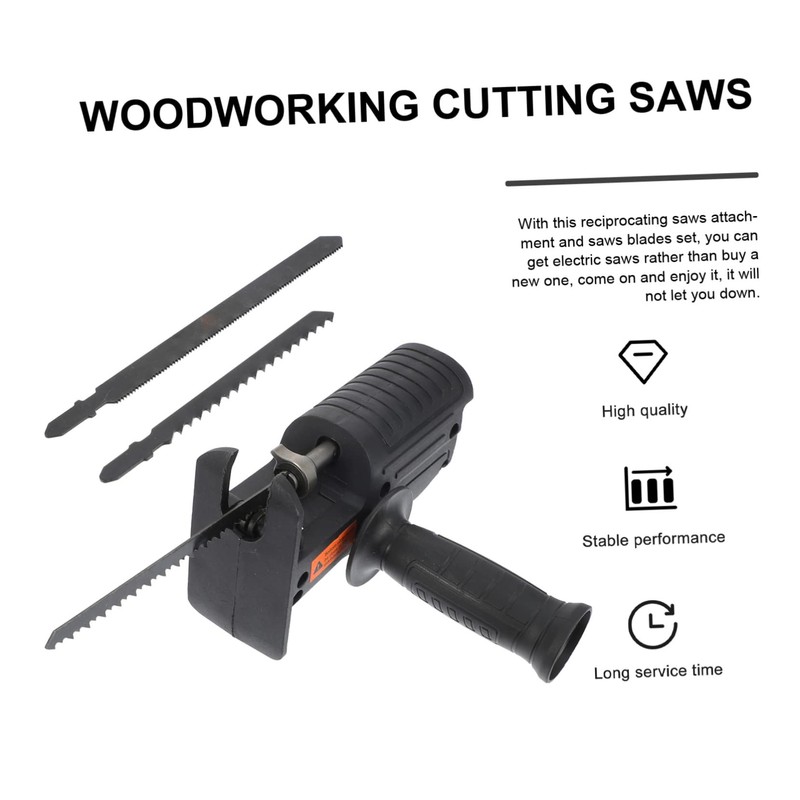 Operitacx 1Set Electric Drill Modified Tool Adapter Portable Reciprocating Saws