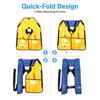 Inflatable-Life-Jacket| Lightweight Life-Vest for Adults| Automatic Inflatable-PFD| Supports up to
