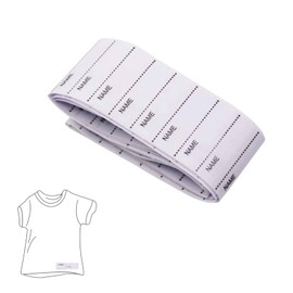 Acpetdr 400 Pcs Name Labels for Clothes Washable Iron-On Name Tags, Custom Writable Sew-in Stickers for Kids School Uniforms, Daycare, Care Home and Camp