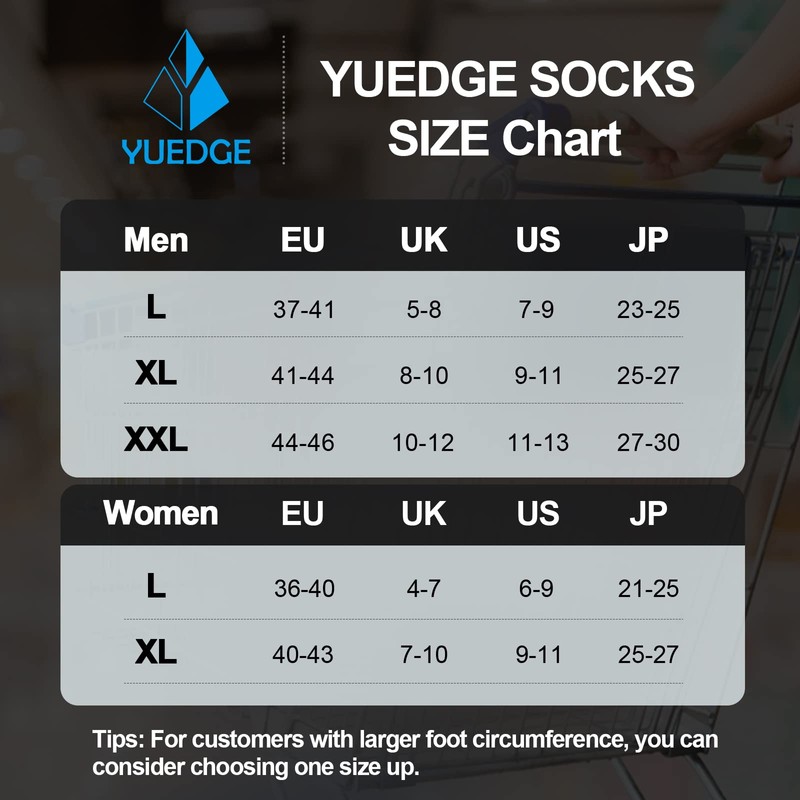 YUEDGE Men's Cotton Moisture Wicking Work Boot Athletic Casual Cushion