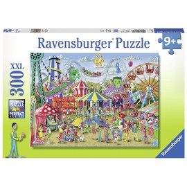 Ravensburger Fun at The Carnival - Engaging 300 Piece Jigsaw Puzzle for Kids | Unique Piece Design | Anti-Glare Surface | Perfect Skill-Building Game for Toddlers and Kids | Model Number: 13231