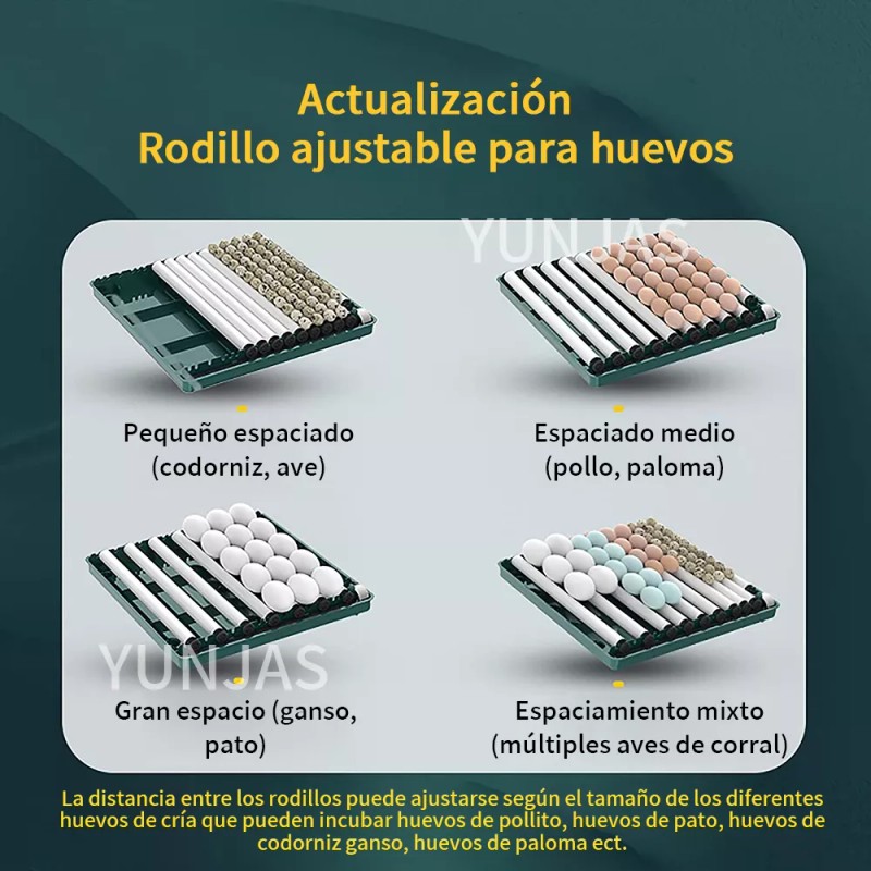 YUNJAS Incubadora para huevos YUNJAS L64 16.3m x 48.5m x
