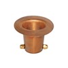 Monarch Rain Chains 25034 Pure Copper Gutter Adaptor with Brass