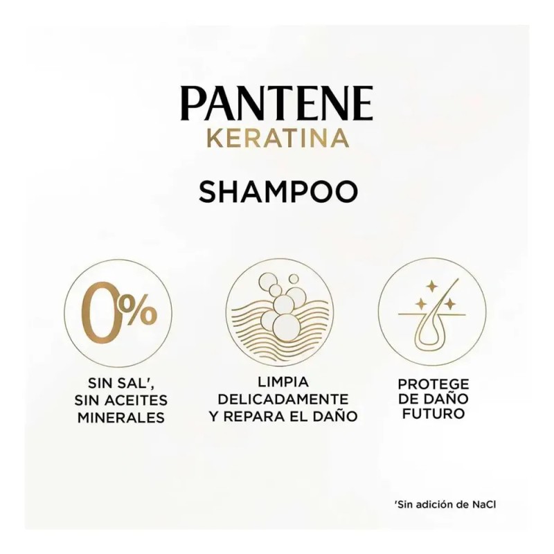 Shampoo Pantene Pro-v Keratina Repara & Protege 510 Ml