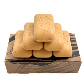 Baudelaire Exfoliating Spice Loofa Soap - Natural Fragrance - Hydrating & Moisturizing Triple-Milled Luxury, 5 oz (Pack of 6)