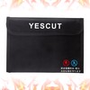 YESCUT Fireproof Safe Bag, Collecting Bag, Valuable Document Storage Case,