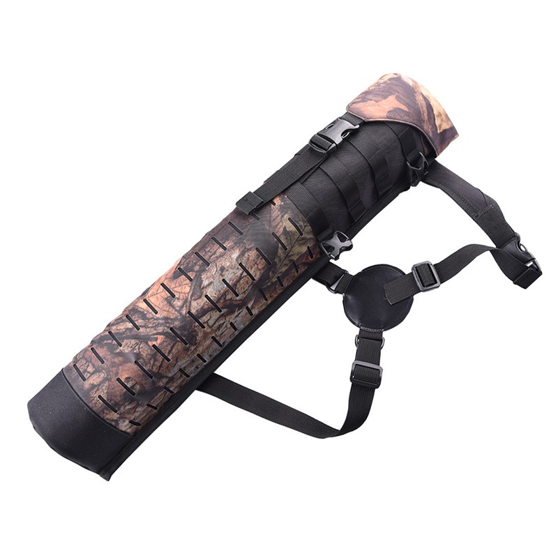 Oxford Cloth Back Arrow Quiver Outdoor Hunting Arrows Bag with