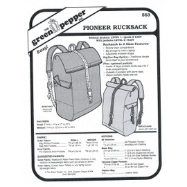 The Green Pepper Pioneer Rucksack #563 Sewing Pattern
