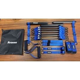 Heavy Duty Pilates Equipment, Pilates Bar Kit with Resistance Bands for Men, Adjustable Home Gym Set for Full Body Workout, Strength Training for Legs Waist Back Abs Arms, Includes Storage Bag