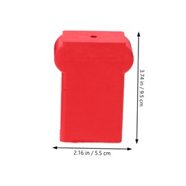 TEHAUX 2pcs Non Slip Ladder Covers Reliable Ladder Protector Accessories Easy Installation Orange Durable and Protective Non Skid Covers for Stability and Wall Protection