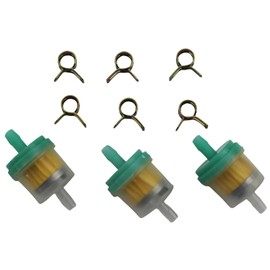 Gas Fuel Filter Hose Tube Line Compatible with GY6 50cc 90cc 150cc 139QMB 157QMJ Taotao SSR Apollo 110 125 Scooter ATV XR50 CRF50 Roketa Kazuma Dirt Pocket Bike Go Kart Dune Buggy Parts (Green)