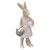 Clayre & Eef 6PR0311 Small Decorative Figurine Easter Bunny Woman