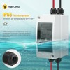 YQBYJING Solar Panel Disconnect Switch 32 Amp 4 Holes DC