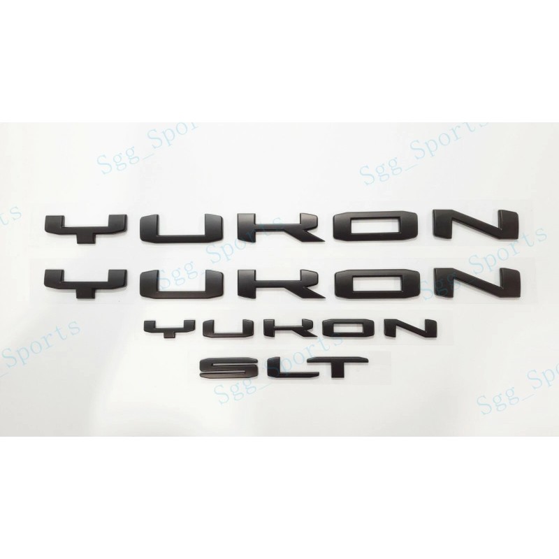 GMC 4PCS GMC 2021-2023 Yukon Yukon XL Doors Rear Matte