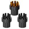 Steam Cleaner Brush Set, 2 Nylon and 1 Copper Brush,