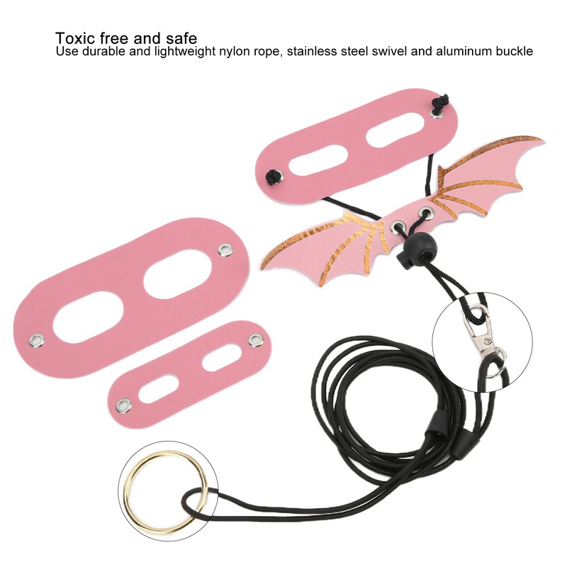 Adjustable Lizard Leash Bearded Dragon Harness Soft for Reptiles Small