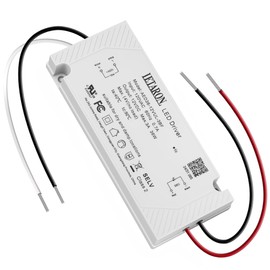 LEDXLIRBH 36W 12V LED Driver, AC 120V to DC 12V Transformer, 3A Power Supply, Used for LED Strip Lights, Ultra-Thin Constant Voltage, Cabinet Lights and Constant Voltage LED Projects, UL Certified