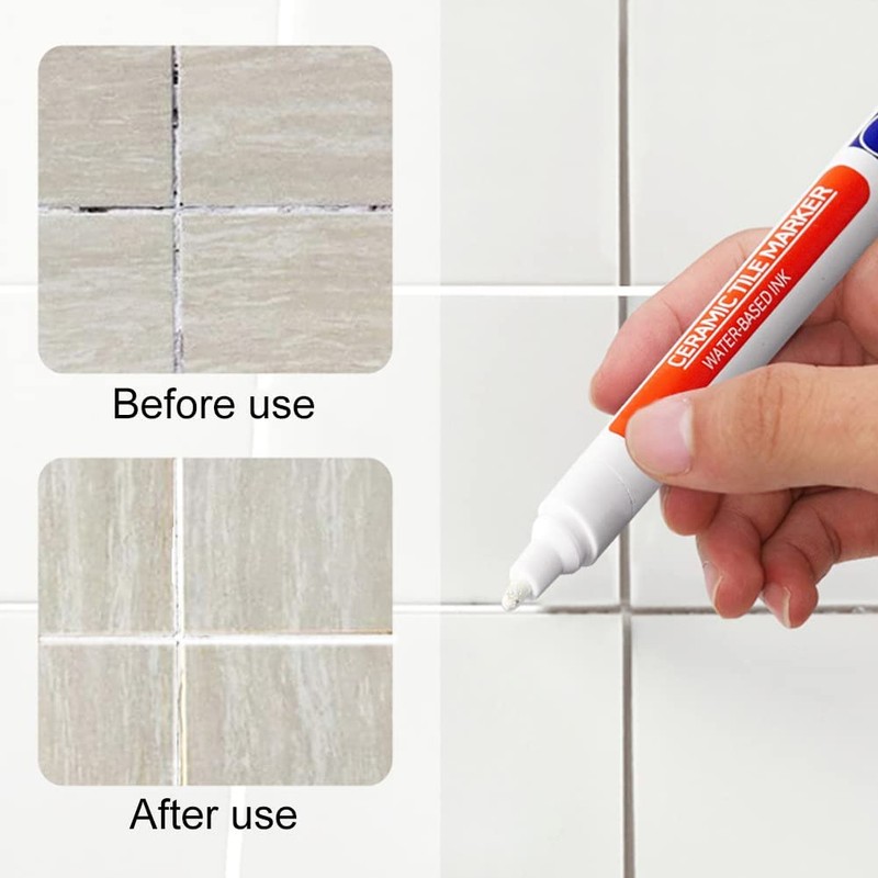 Tile Grout Pen, White Tile Pens, Tile Repair Pen, Tile