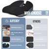 Ajiteogy Car Seat Cushion, Memory Foam Car Wedge Seat Cushion