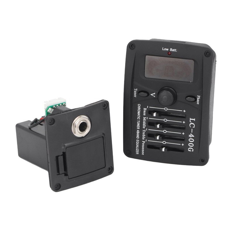 Acoustic Guitar 4 Band Equalizer EQ Preamps Piezo Pickup Chromatic