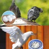 10pcs Solid Parrot Plastic Fake Eggs Realistic Simulated Fake Bird