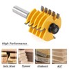 Mesee Finger Joint Router Bit, 1/2 Inch Shank Professional 5