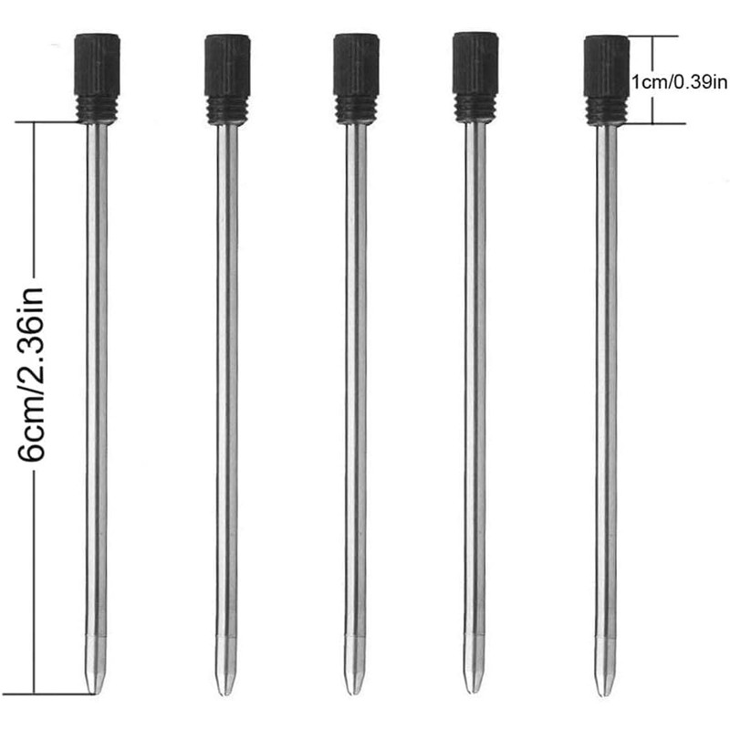 2.75'' Ballpoint Pen Refills, Replaced Refills for Diamond Crystal Stylus