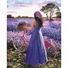 Ideyka Painting by Numbers kit KHO2608 Lavender Inspiration