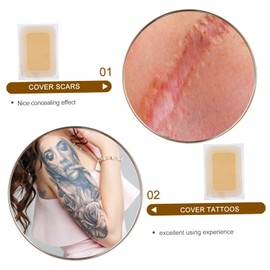 Baluue Tattoo Tape Cover up Sticker Scar Cover up Body Makeup Scar Concealer Tape Lightweight for Travel Business Trip