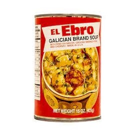 Ebro Foods El Ebro ( Caldo Gallego) Galician Brand Soup 12/15 oz.