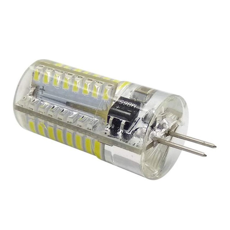 ZHENMING 110V- 130V G4 LED Bulb Dimmable Cool White 6000K