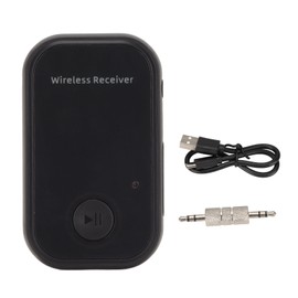Car Wireless Bluetooth Audio Adapter Multifunctional Portable Hands Free Call Aux Music Receiver