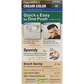 Bigen Tinte en Crema, One Push Tono Negro Natural Negro Natural