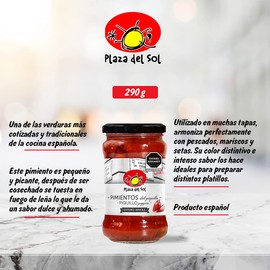 Plaza del Sol, Pimientos del Piquillo Enteros, 290 gramos