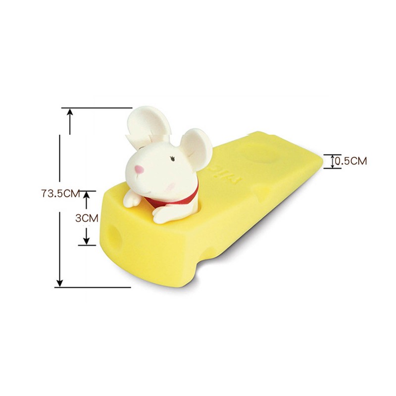 Cute Animal Door Stoper Punch Free Silent Prevent Slipping Funny